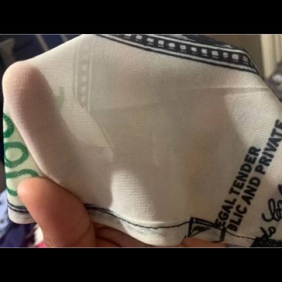 USD Dollar Print Cami Bodysuit - Picture 7 of 7